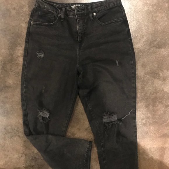 Wild Fable Size 8 High Waisted Ripped Jeans - Picture 5 of 8